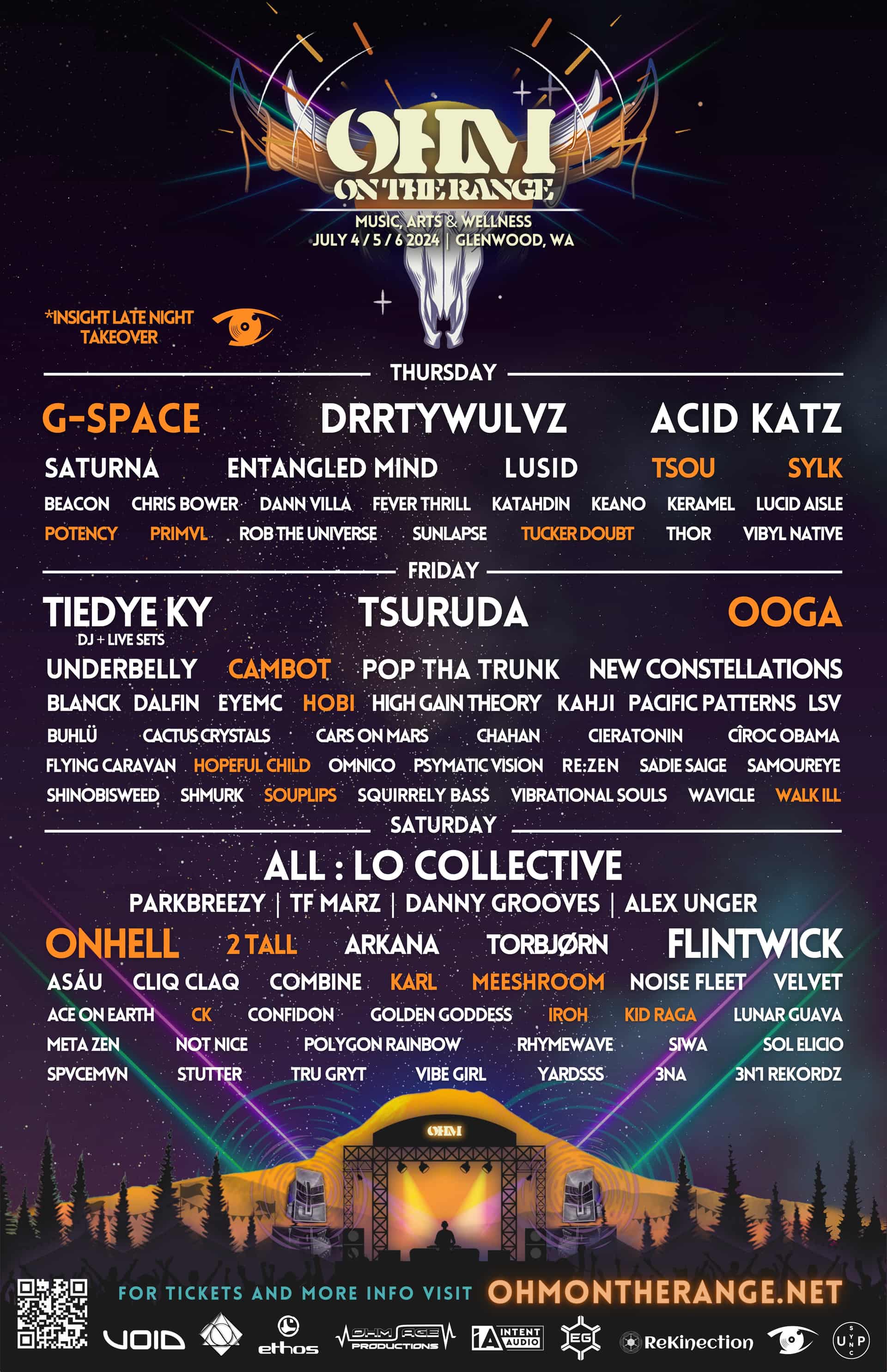 Ohm on the Range 2024 Lineup